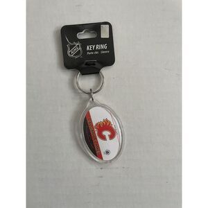 Calgary Flames WinCraft Acrylic Keyring Chain NHL NWT‎